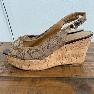 Coach Wedge Sandals